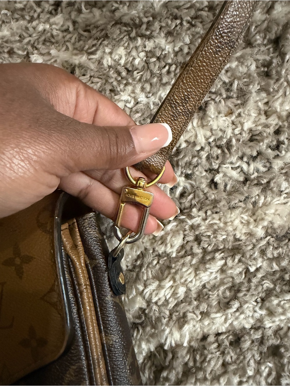 Louis Vuitton Monogram Two-Tone Pochette Metis Shoulder Bag - Brown & Tan - Picture 5 of 10